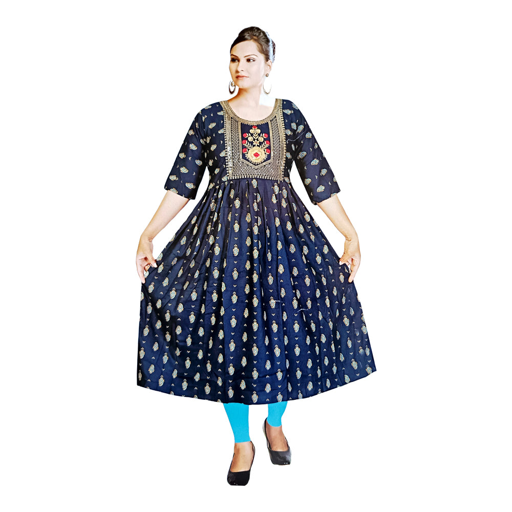 Women Printed Ethnic Kurta | Kurtis for Women