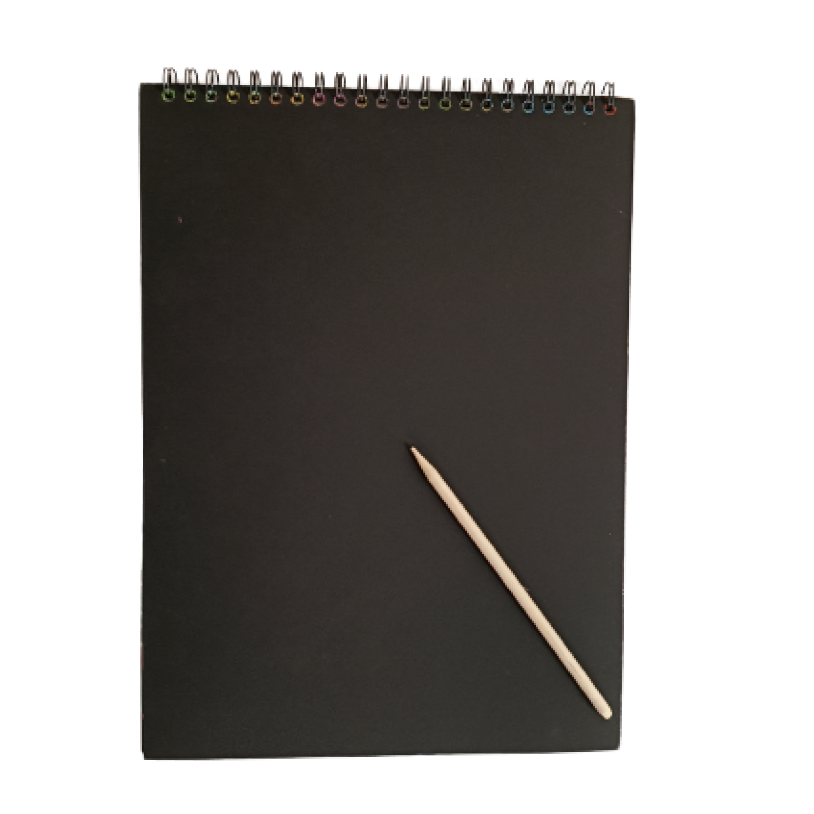 A4 Scratch Note Book with Wooden Pencil for Kids | Scratch Book