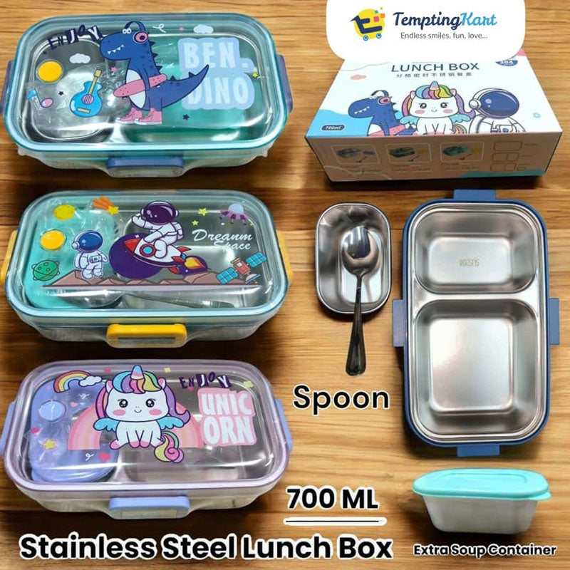 Lunchbox | 700ml Stainless Steel Lunchbox For Kids