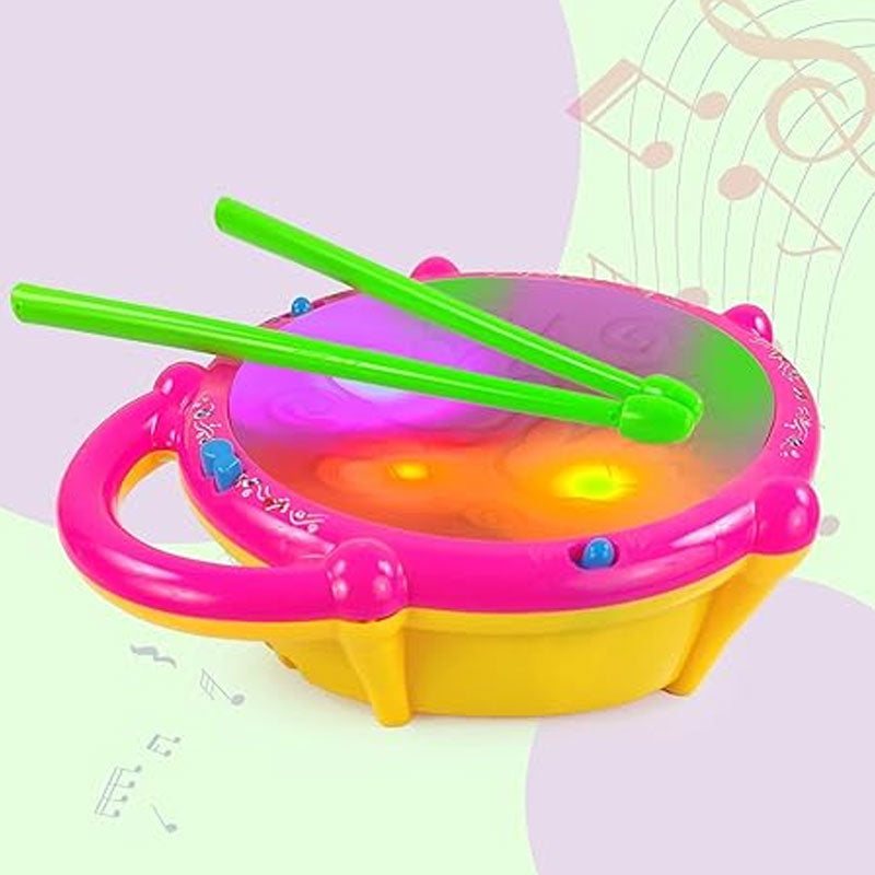 Flash Drum | Musical Toy with 3D Lights & Music for Babies