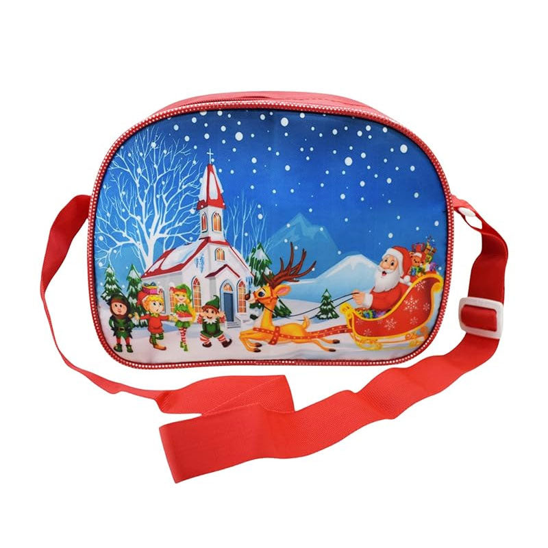 Sling Bag | Christmas Theme Sling Bag for Kids (Pack of 1)