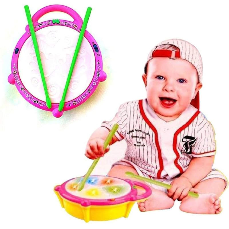 Flash Drum | Musical Toy with 3D Lights & Music for Babies