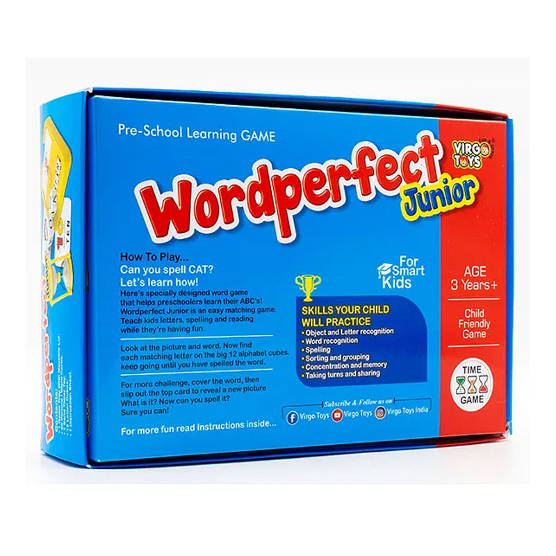 Wordperfect Junior | Matching Letter Game | Educational Spelling Toys for Kids