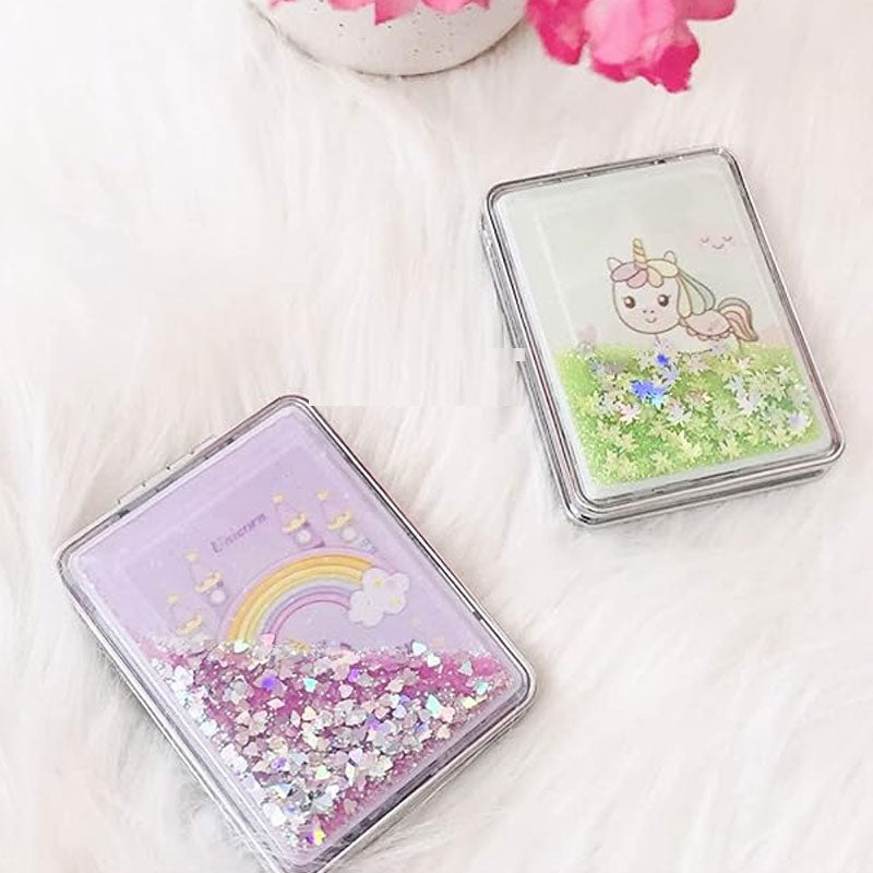 Makeup Mirror | Glitter Confetti Foldable Pocket Mirror