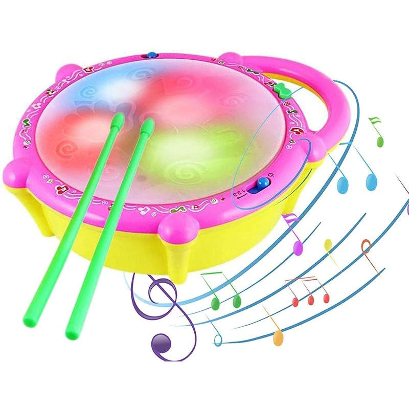 Flash Drum | Musical Toy with 3D Lights & Music for Babies