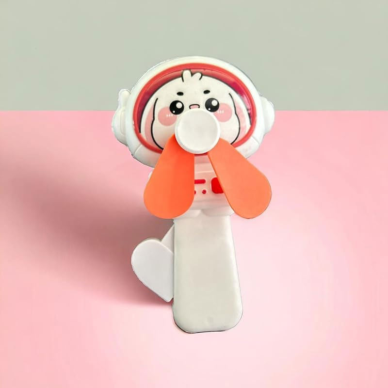 Manual Hand Press Fan for Kids | Portable Hand Pressure Mini Toy Fan