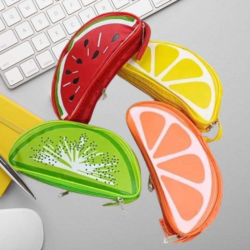 Pencil Pouches | Fruit-Shape School Pencil Pouch for Kids