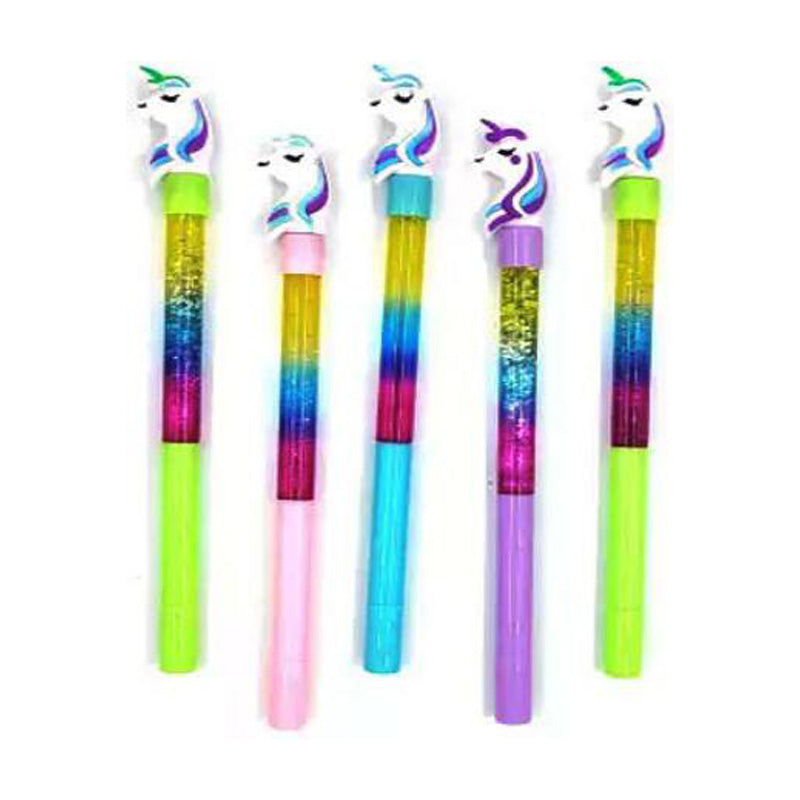 Beautiful Unicorn Glitter Water Gel Pens for Kids and Students